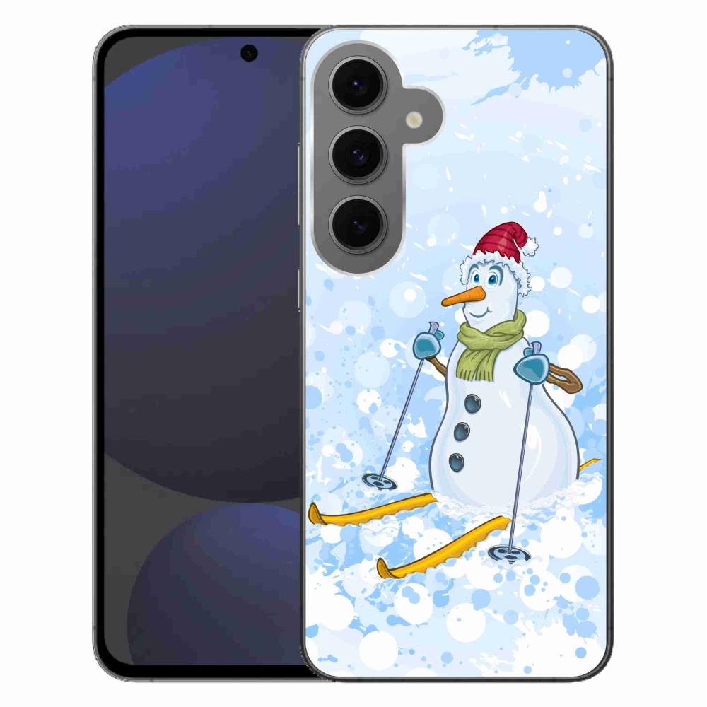 Gél védőhuzat mmCase Samsung Galaxy S24 FE készülékhez - hóember