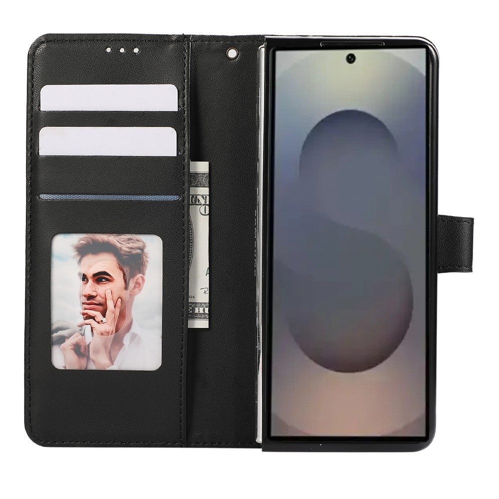 Gridy könyvtáska Samsung Galaxy Z Fold7 5G - fekete
