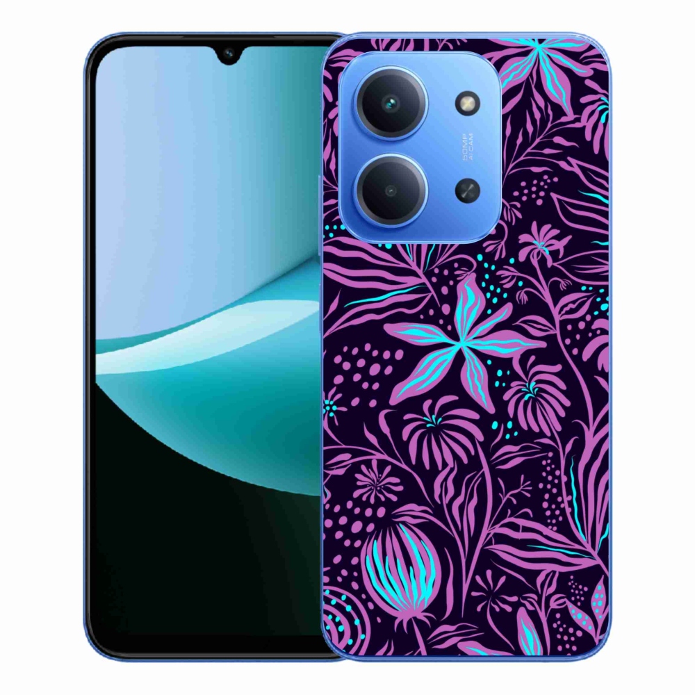 Gél borítás mmCase a Xiaomi Redmi 15C 4G/5G (173mm) - virágok 2