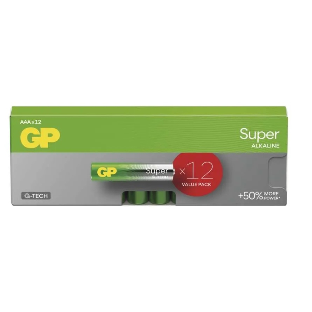 GP Super AAA alkáli elemek (LR03) - 12db