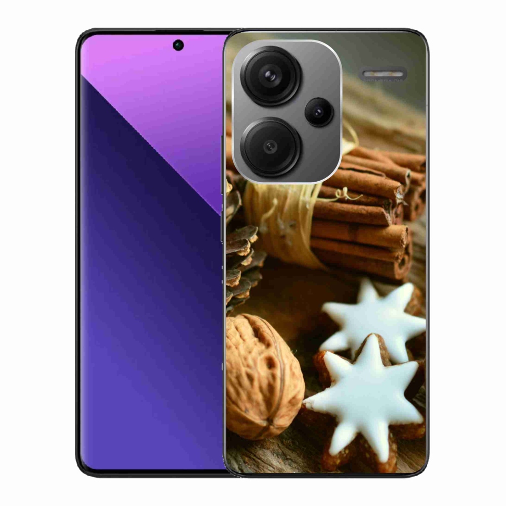 Gél borítás mmCase a Xiaomi Redmi Note 13 Pro+ 5G - fahéj és mézeskalács számára