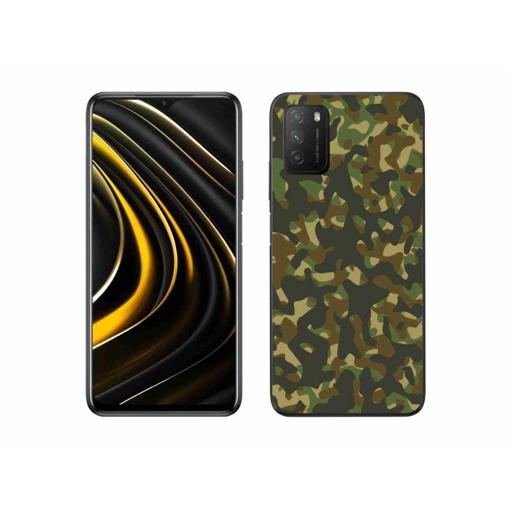 Gél borítás mmCase a Xiaomi Poco M3-hoz - álcázó minta 1