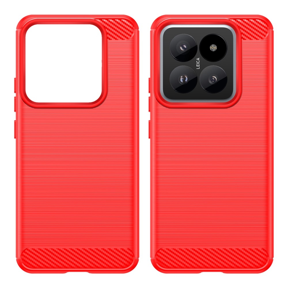 Szénálló zselés tok Xiaomi 14 Pro - piros