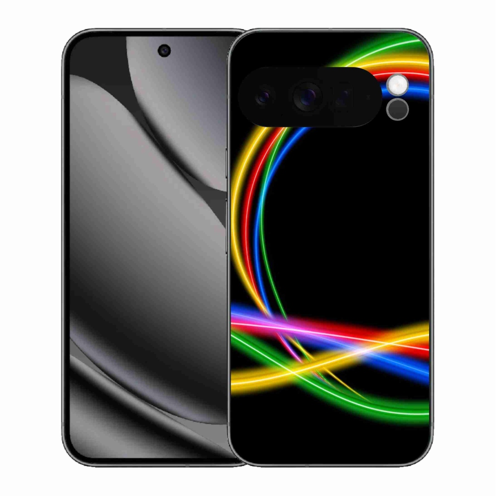 Zselés borítás mmCase a Google Pixel 10 Pro XL-hez - neon körök