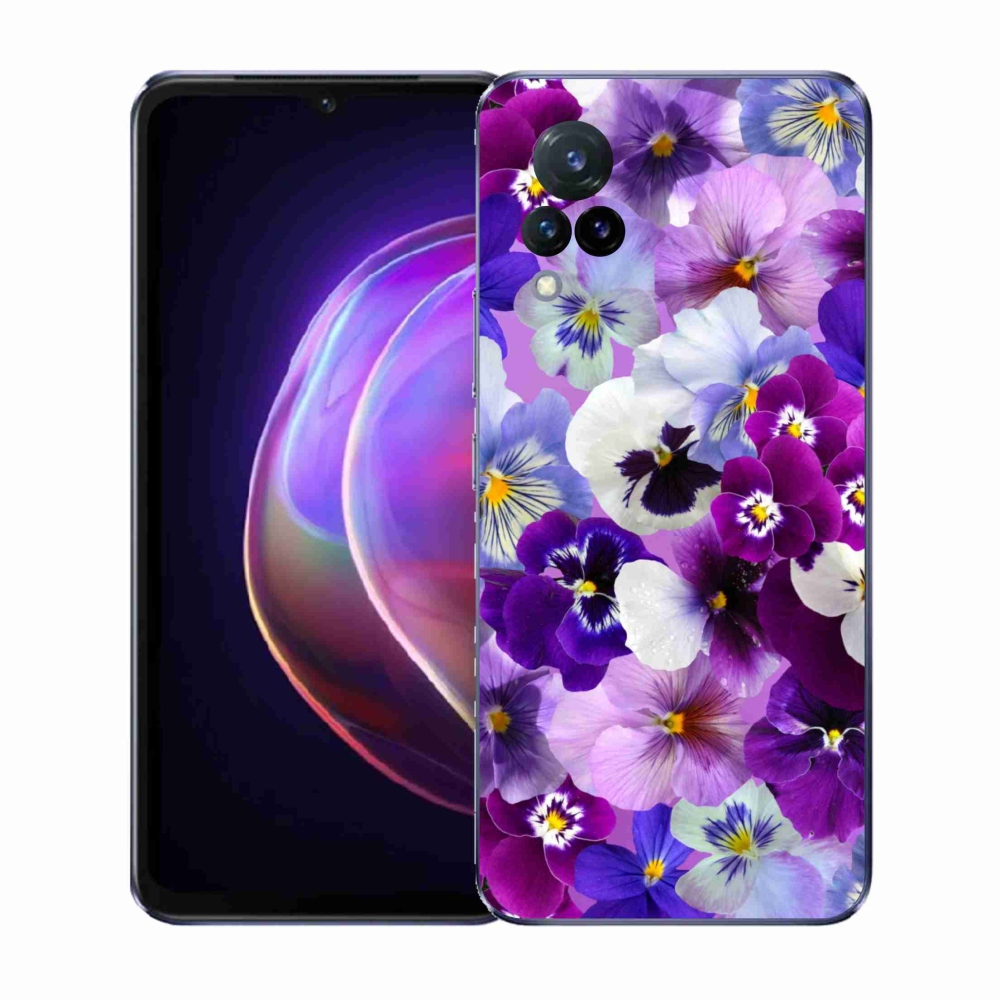 Gél borító mmCase a Vivo V21 4G/5G készülékhez - virágok 9