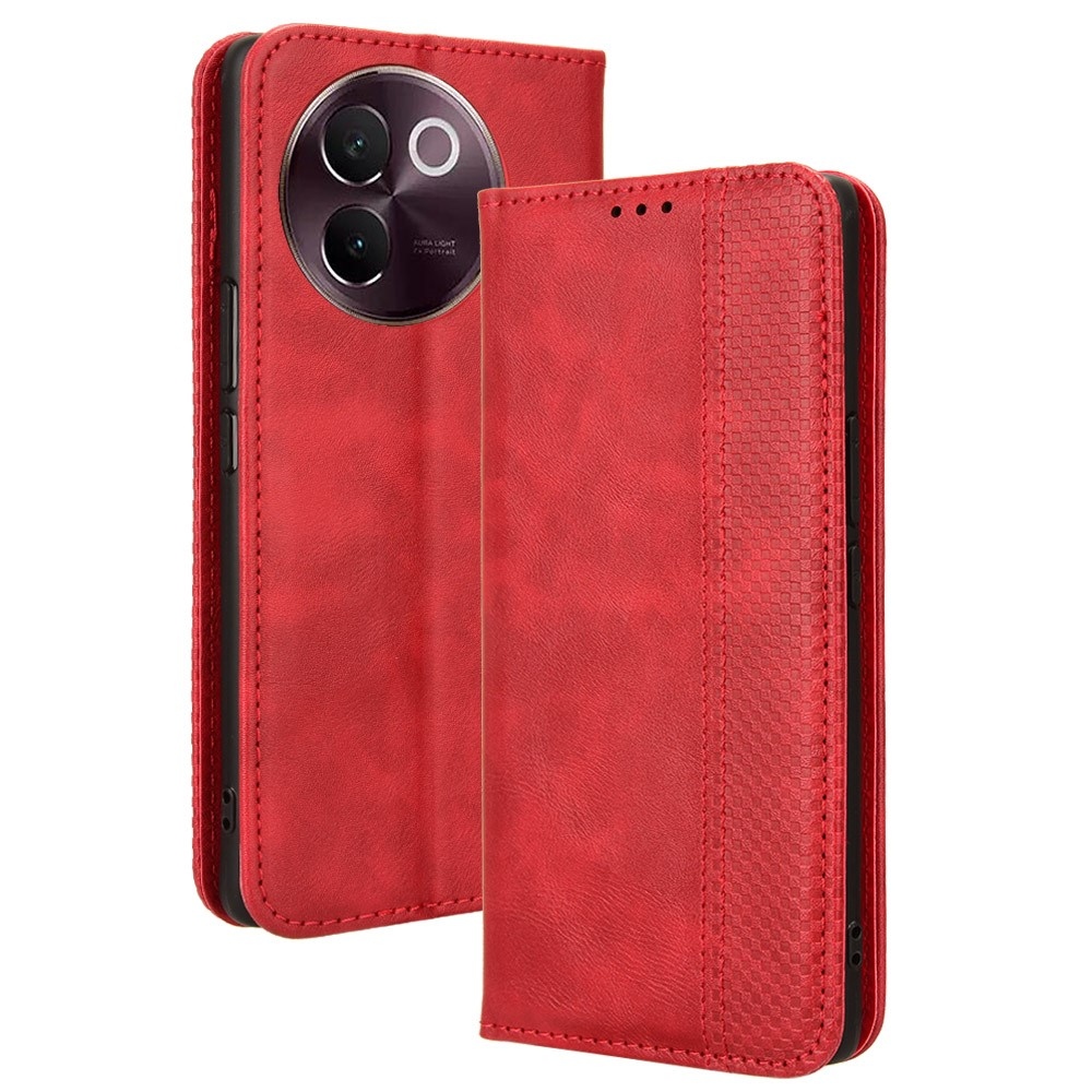 Több könyv tok a Vivo V40 Lite 5G-hez - piros