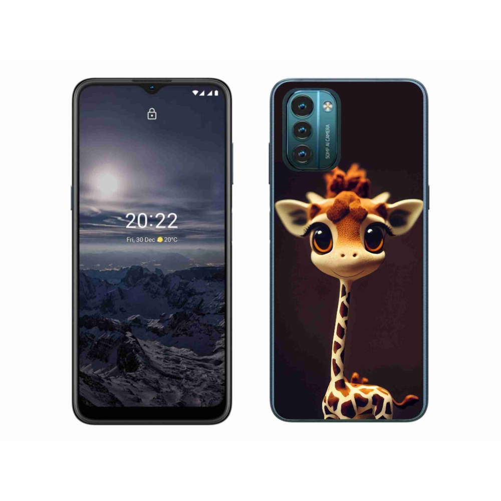 Zselés borítás mmCase a Nokia G11/G21 készülékhez - kis zsiráf