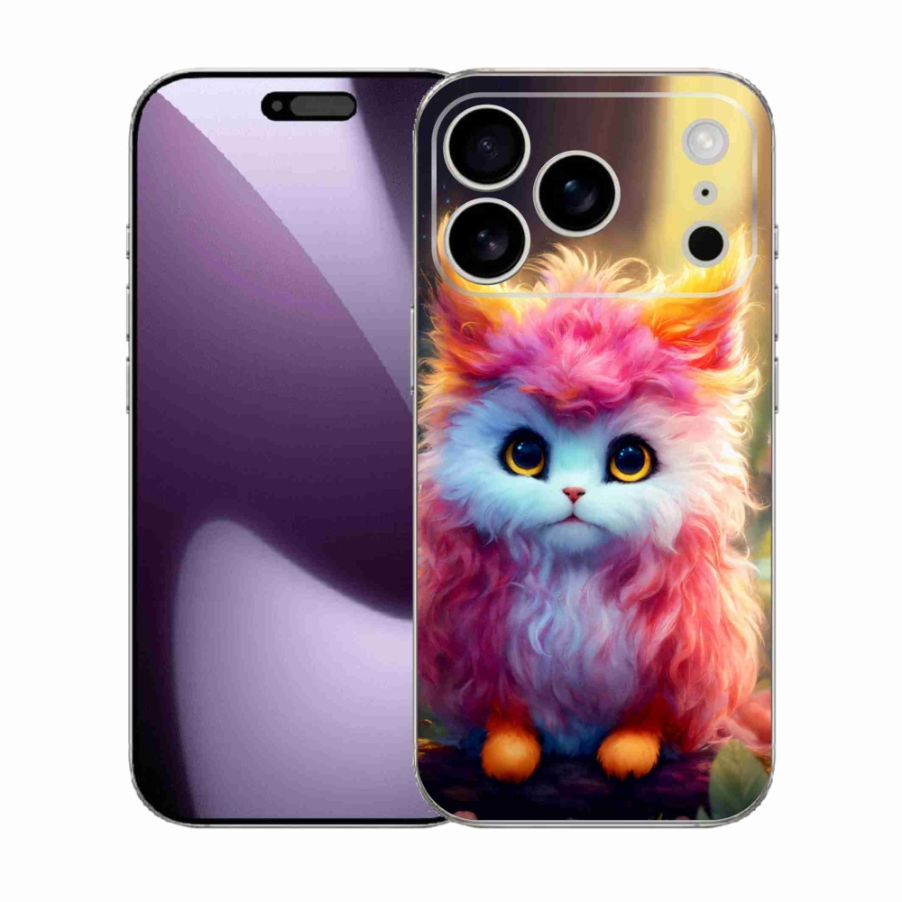 Gél borítás mmCase iPhone 17 Pro készülékhez - aranyos cica 5