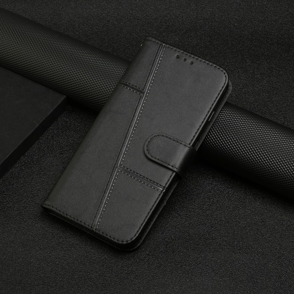 Line könyvtáska a Realme C75 készülékhez - fekete