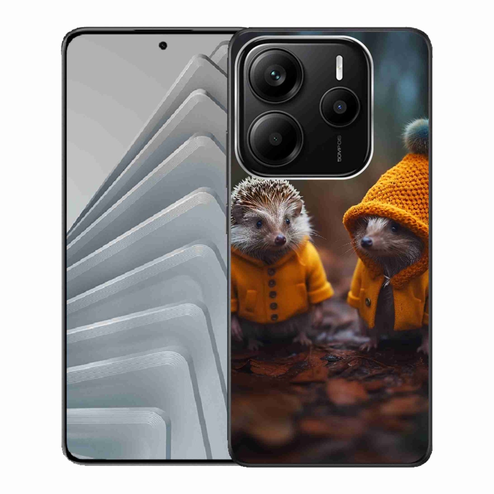 Gél borítás mmCase a Xiaomi Redmi Note 14 5G-hez - süni