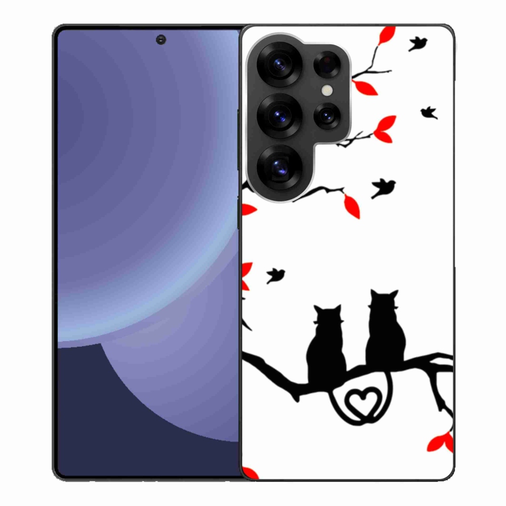 Gél borítás mmCase Samsung Galaxy S25 Ultra készülékhez - macskaszerelem