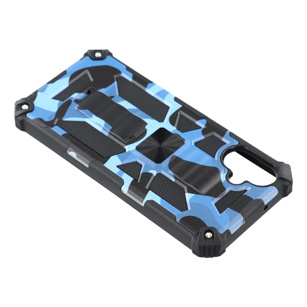 Camouflage tartós borító Samsung Galaxy A07 4G készülékhez - sötétkék
