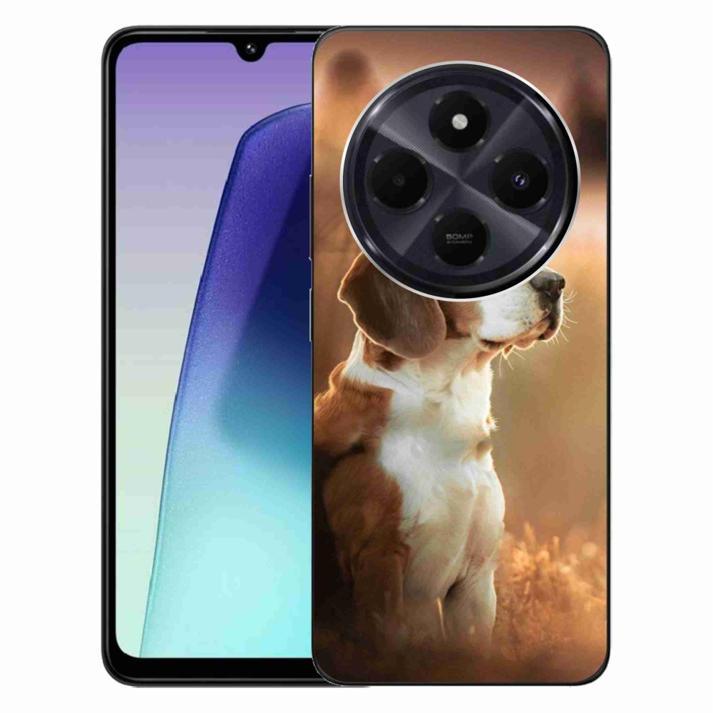 Gél védőhuzat mmCase a Xiaomi Redmi 14C/Poco C75-hez - bézs színű