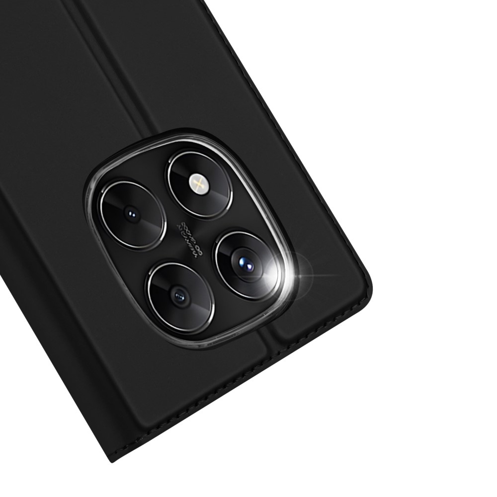 DUX könyvtáska Xiaomi Redmi Note 14 Pro-hoz - fekete