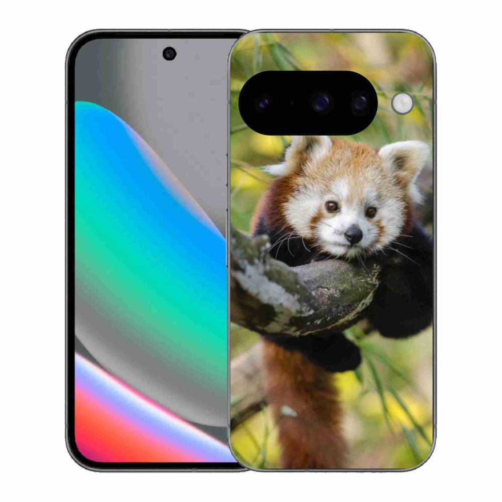 Zselés borítás mmCase a Google Pixel 10 készülékhez - pandavörös