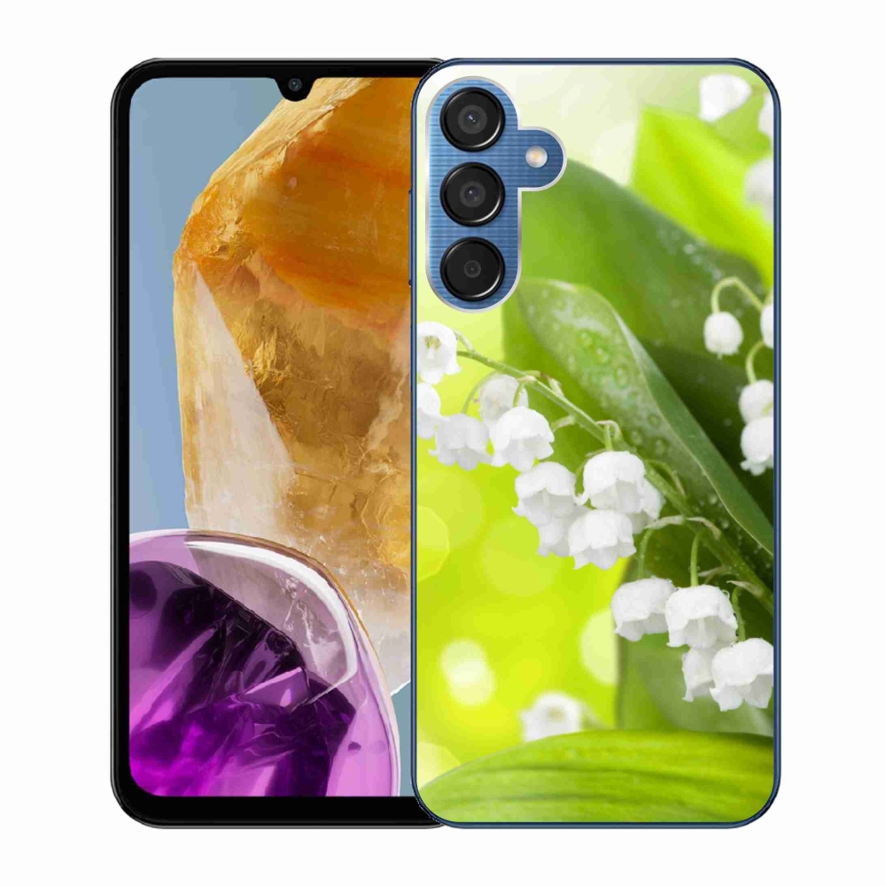 Gél borítás mmCase Samsung Galaxy M15 5G - lily of the valley - gyöngyvirág