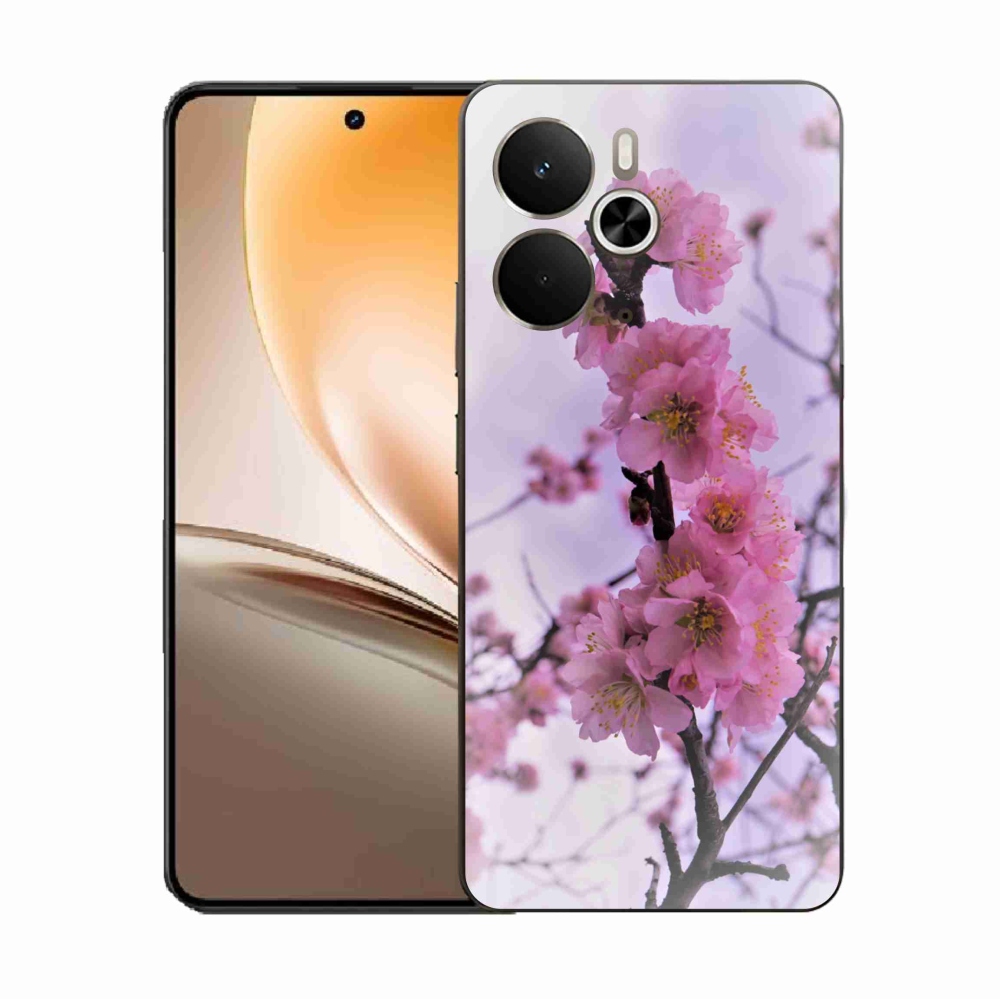 Gél borító mmCase a Realme 14 5G számára - virágok 7