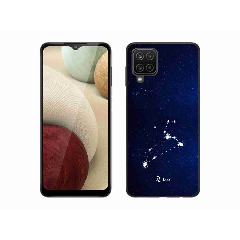 Gél borítás mmCase Samsung Galaxy A12 készülékhez - Oroszlán csillagkép