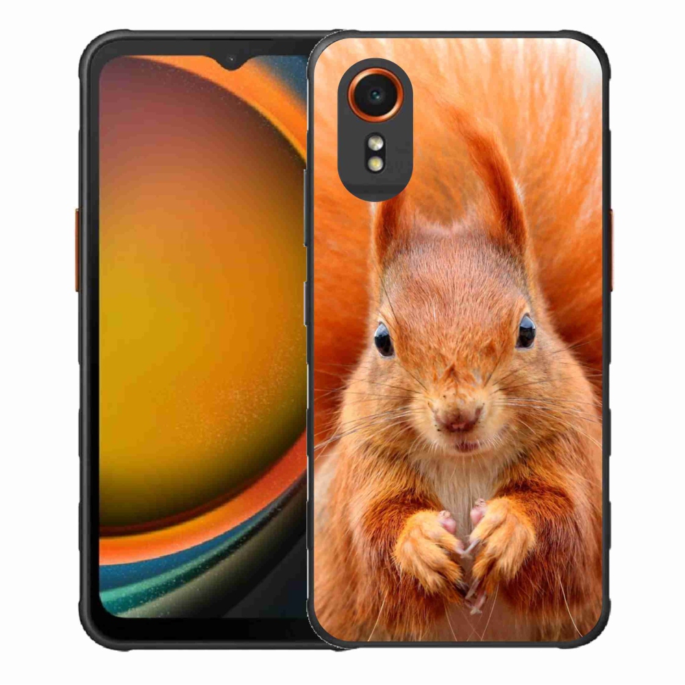 Zselés borítás mmCase Samsung Galaxy Xcover 7 - mókushoz