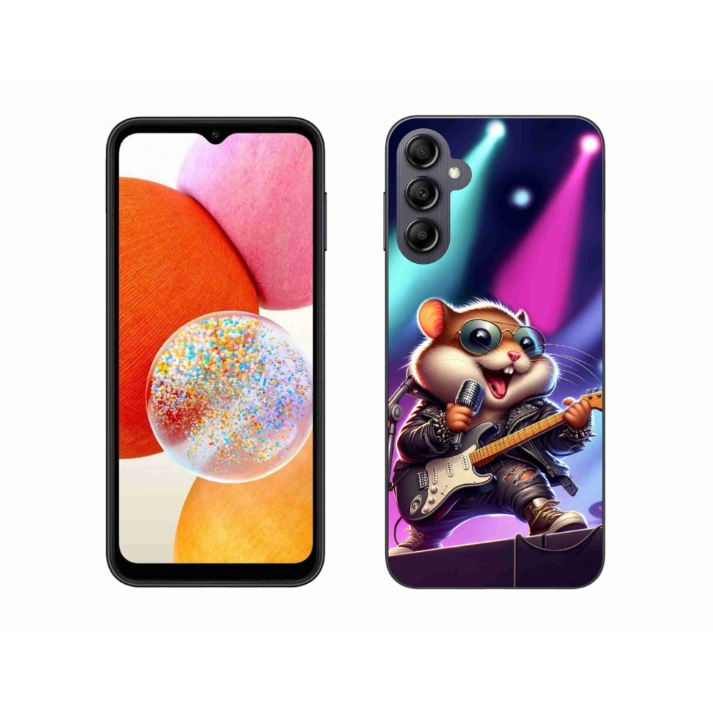 Gél borítás mmCase Samsung Galaxy A14 4G/5G - hörcsög hintaló