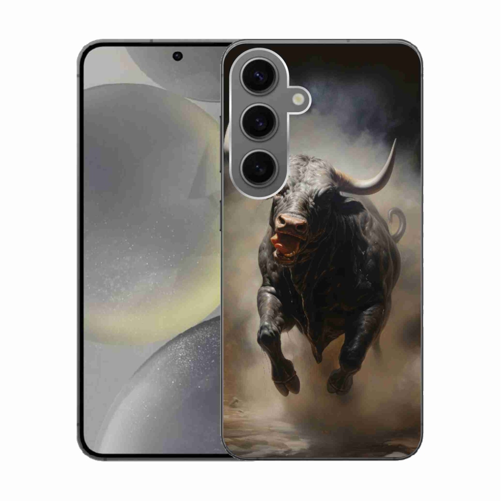 Zselés borítás mmCase Samsung Galaxy S24 készülékhez - dühös bika