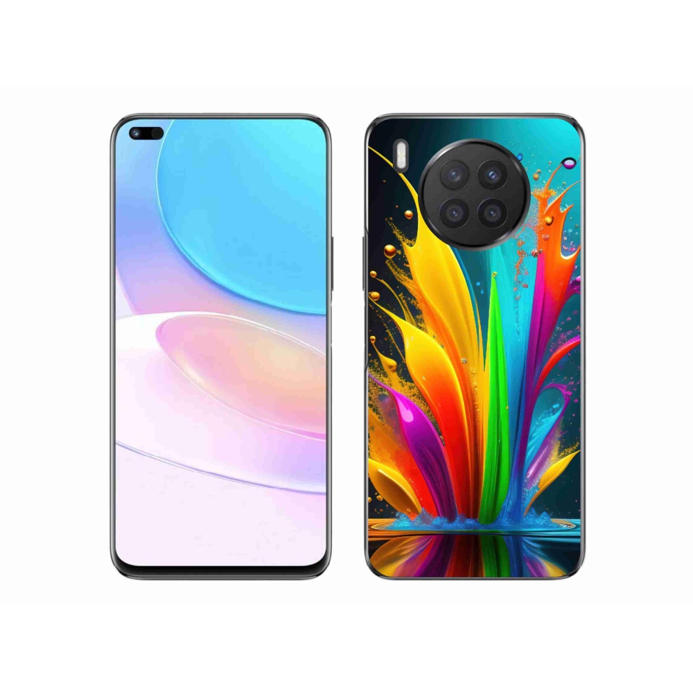 Gél borítás mmCase a Huawei Nova 8i számára - absztrakt motívum 1