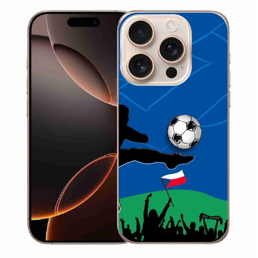 Gél borítás mmCase iPhone 16 Pro Max készülékhez - futballszurkolóknak