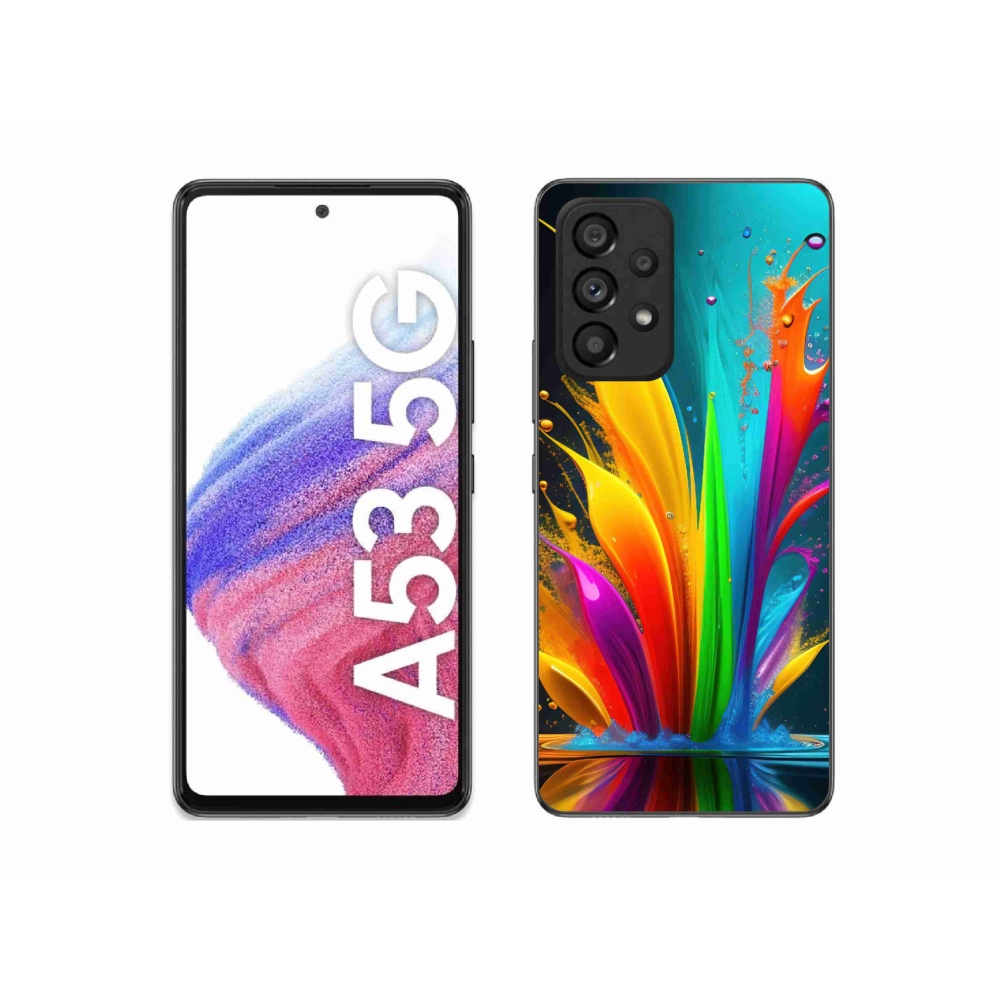 Gél borítás mmCase Samsung Galaxy A53 5G - absztrakt motívum 1