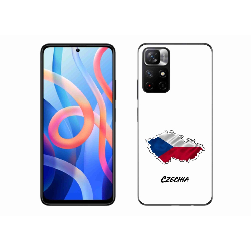Gél borító mmCase a Xiaomi Redmi Note 11S 5G - Csehország fehér háttérrel