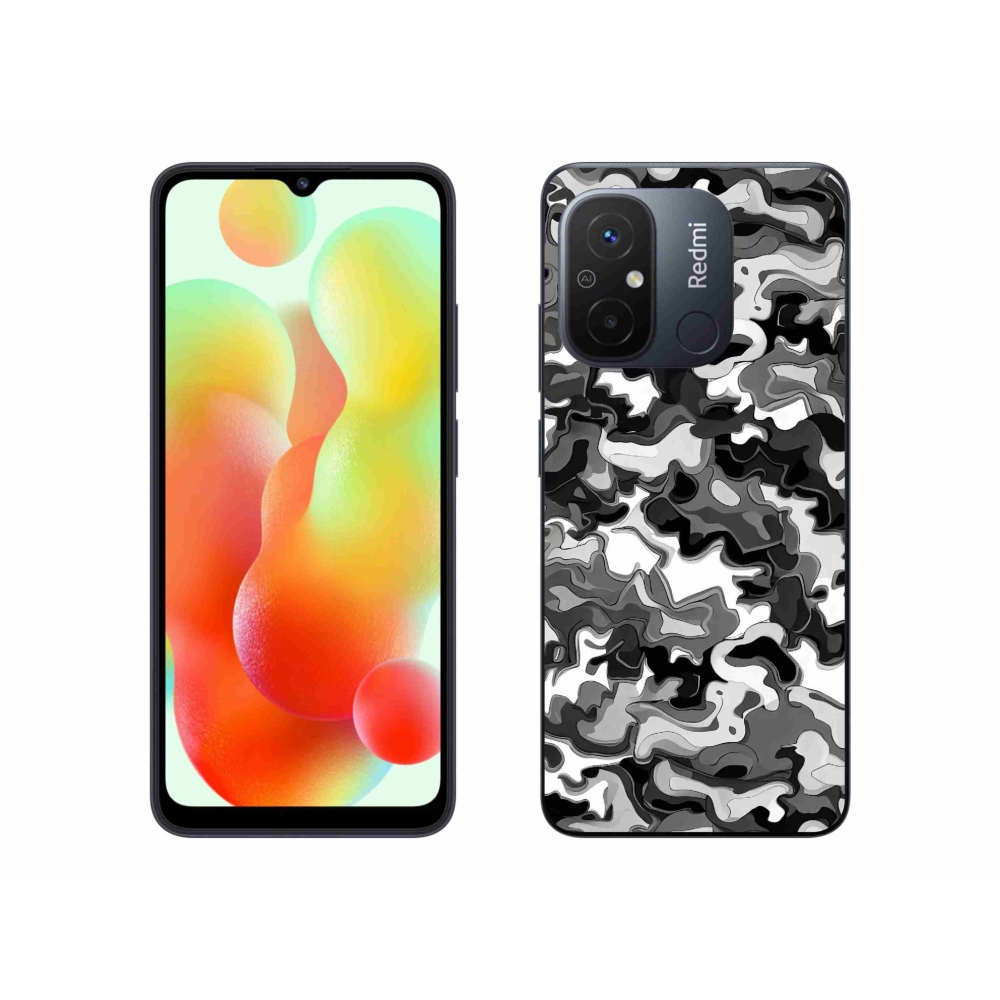 Gél borítás mmCase a Xiaomi Redmi 12C-hez - terepszínű minta 3