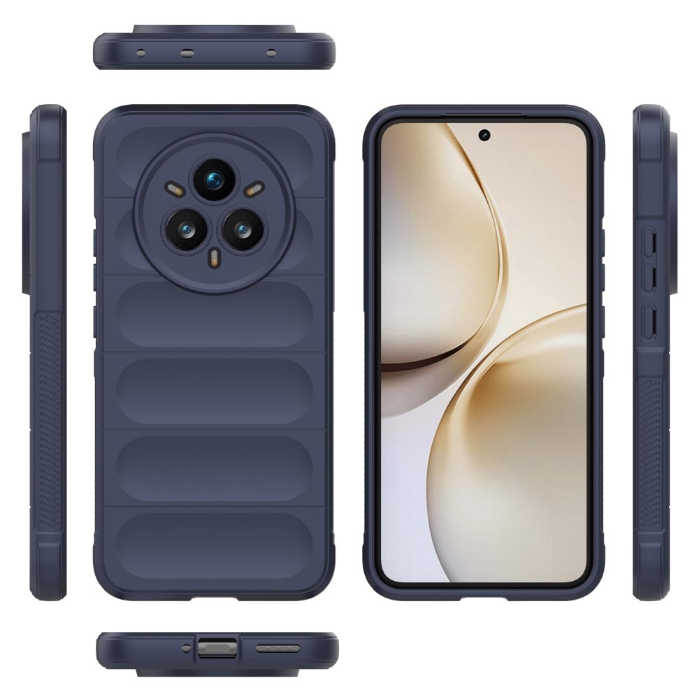Rugg tartós zselés tok a Realme 14 Pro+ 5G készülékhez - sötétkék