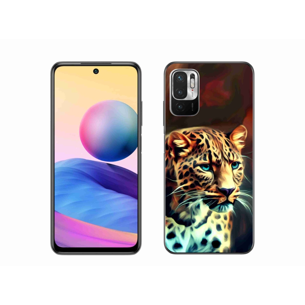 Gél borítás mmCase a Xiaomi Redmi Note 10 5G-hez - leopárd