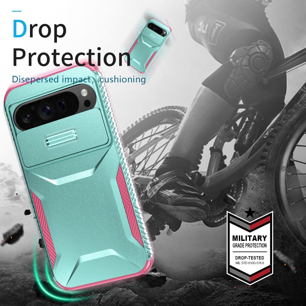 Fedél ellenálló borítás a Google Pixel 9 Pro XL-hez - teal/pink
