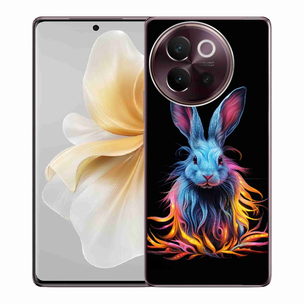 Zselés borítás mmCase a Vivo V40 Lite 5G-n - absztrakt nyúl