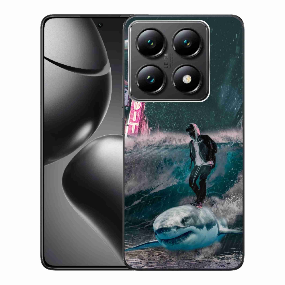 Gél borítás mmCase a Xiaomi 14T Pro számára - cápa
