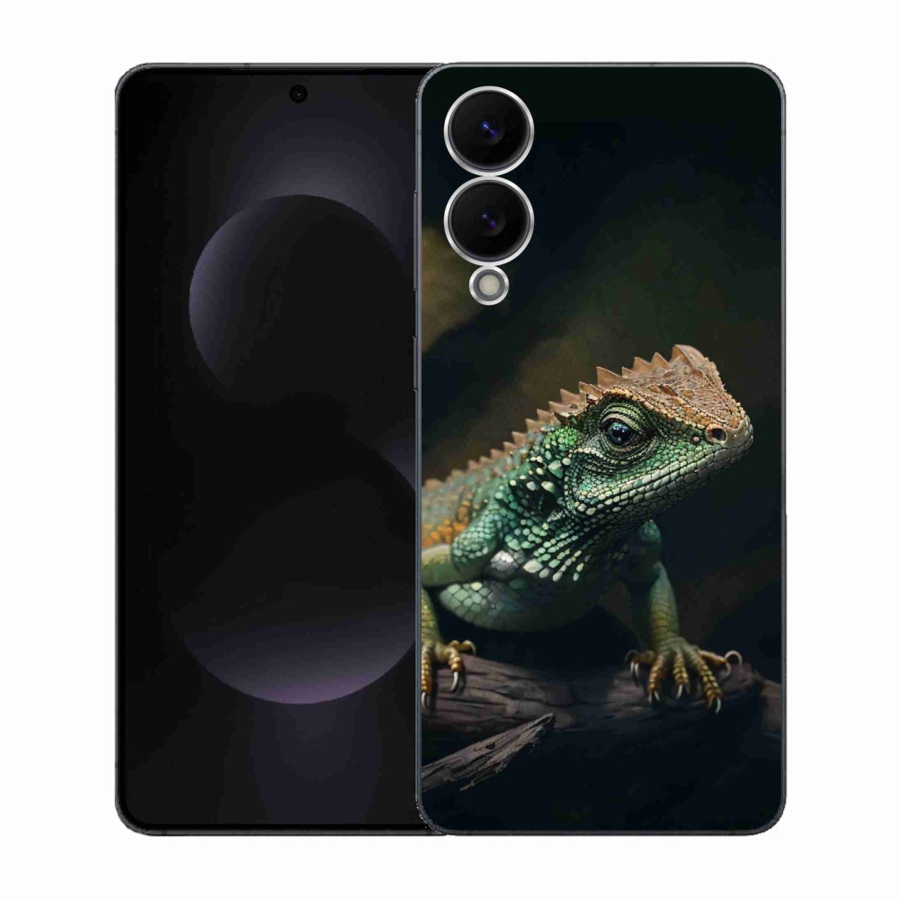 Gél borítás mmCase Samsung Galaxy S25 Edge készülékhez - gyík