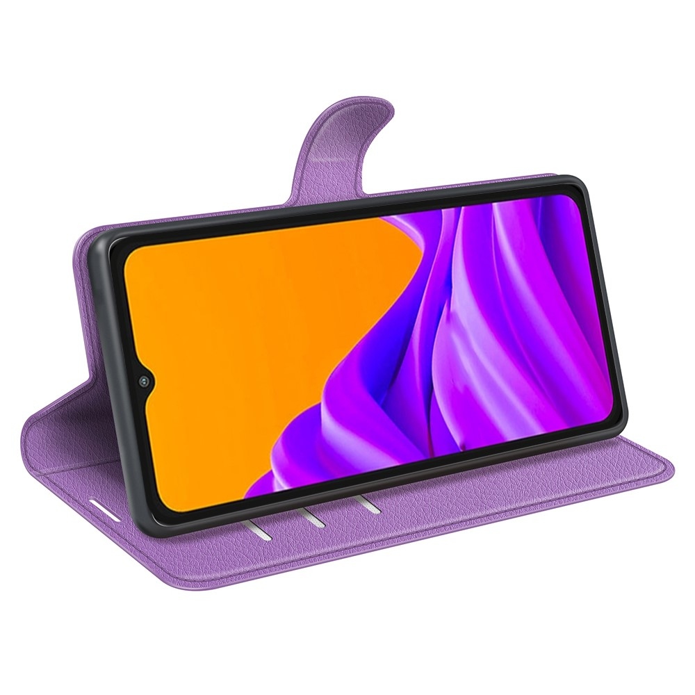 Litchi könyv tok Samsung Galaxy Xcover 7 Pro készülékhez - lila