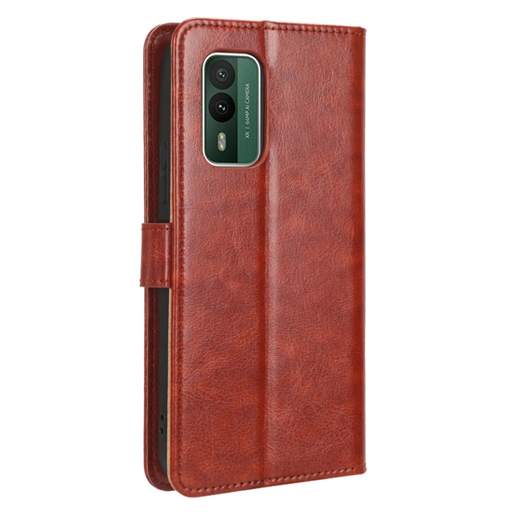 Lovas könyvtáska Nokia XR21 készülékhez - barna