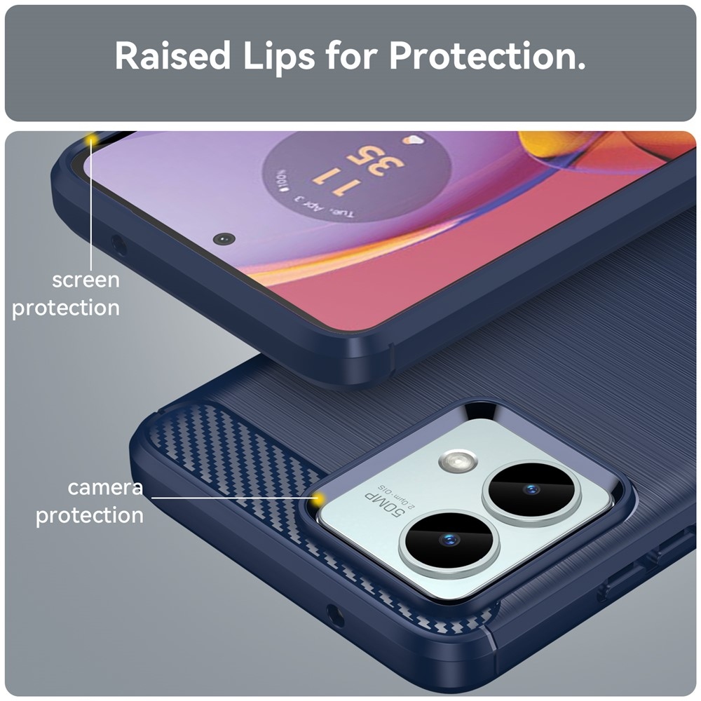 Szénálló zselés tok Motorola Moto G84 5G - kék