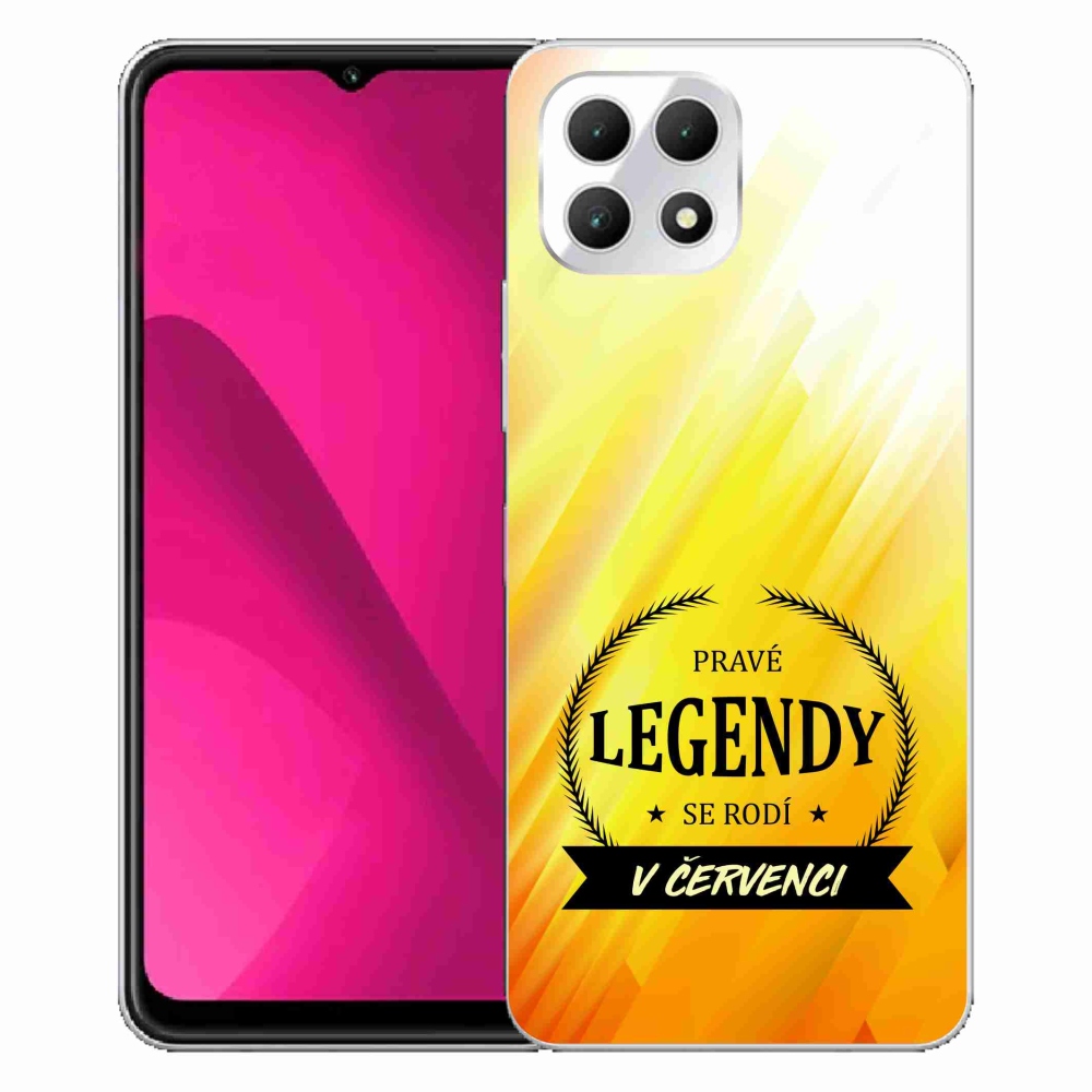 Gel Cover mmCase mmCase a T-Mobile T Phone 2 készülékre - Legends in July sárga háttérrel