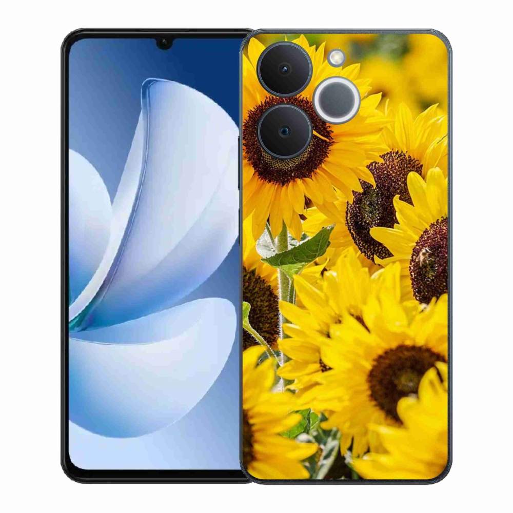 Zselés borítás mmCase a Realme Note 70T készülékhez - Napraforgó