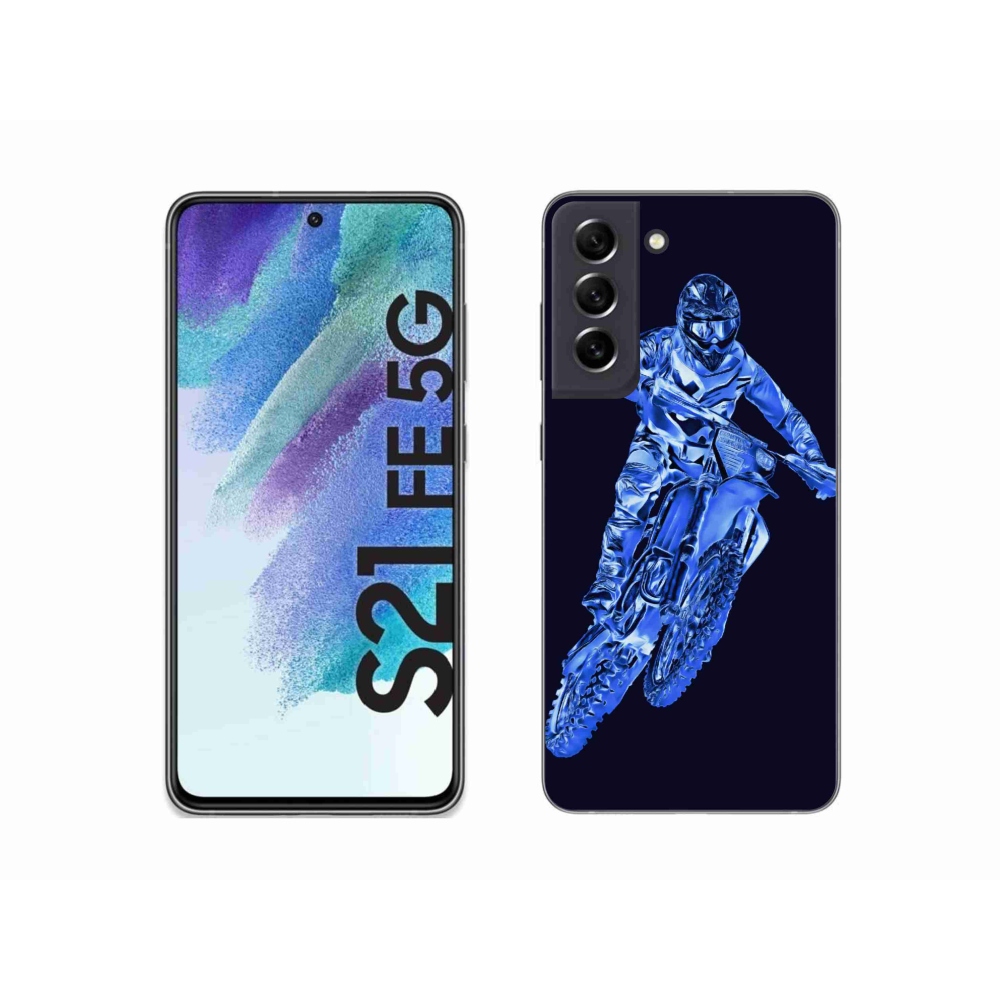 Zselés borítás mmCase Samsung Galaxy S21 FE 5G - motocross 1