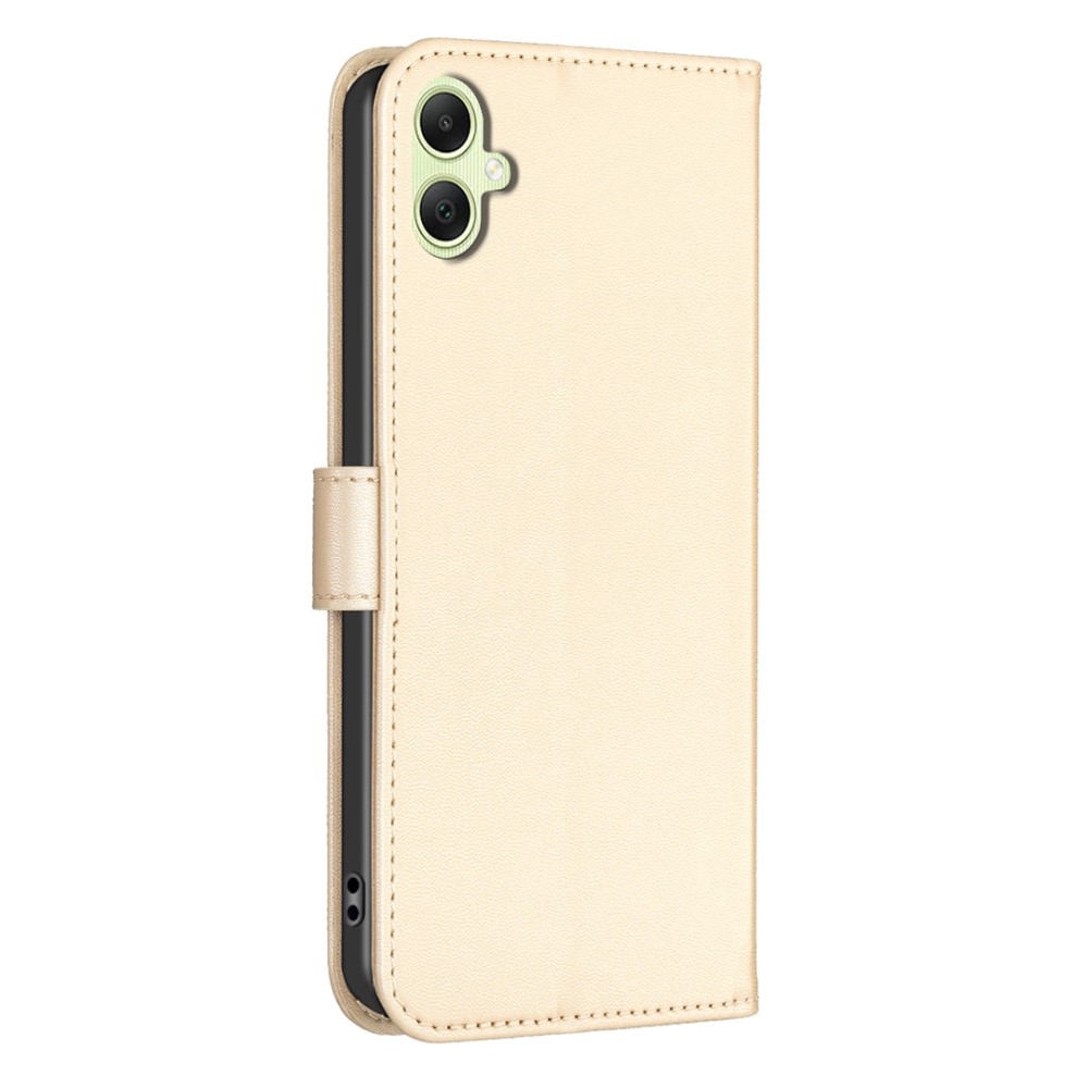 Clover könyv tok Samsung Galaxy A06 4G készülékhez - arany színben