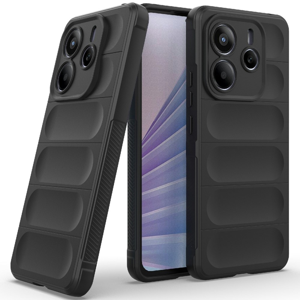 Rugg tartós zselés tok Xiaomi Redmi Note 14 5G - fekete