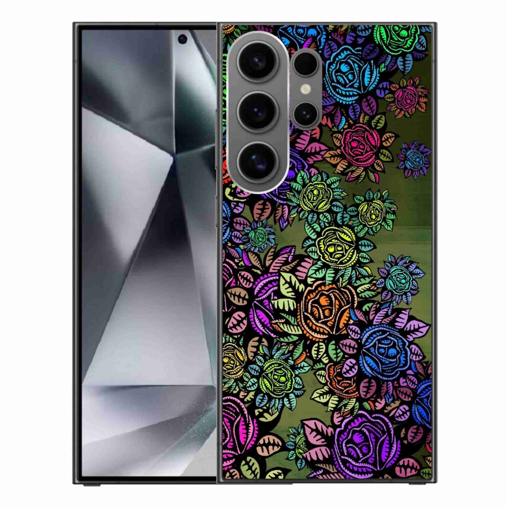 Gél borító mmCase Samsung Galaxy S24 Ultra - virágok 6