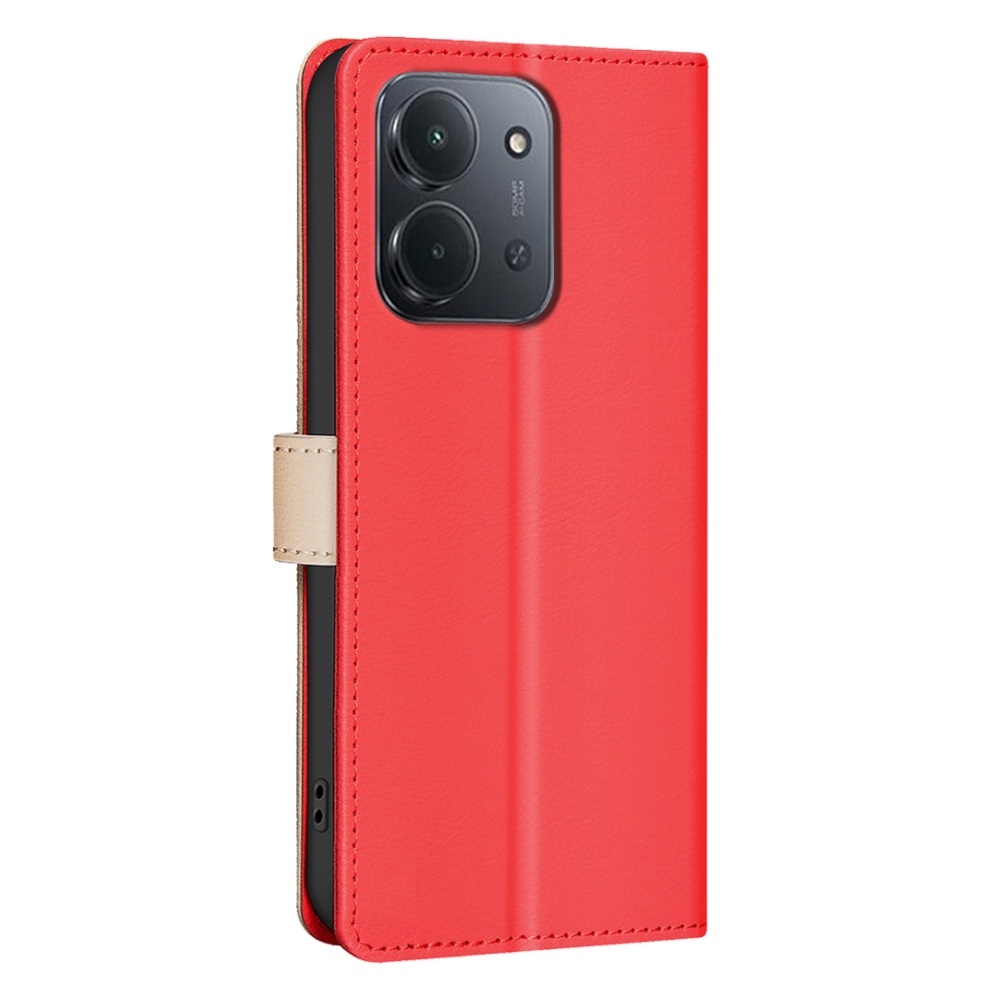 BNF DUO könyvtáska Xiaomi Redmi 15C 4G/5G (173mm) - piros
