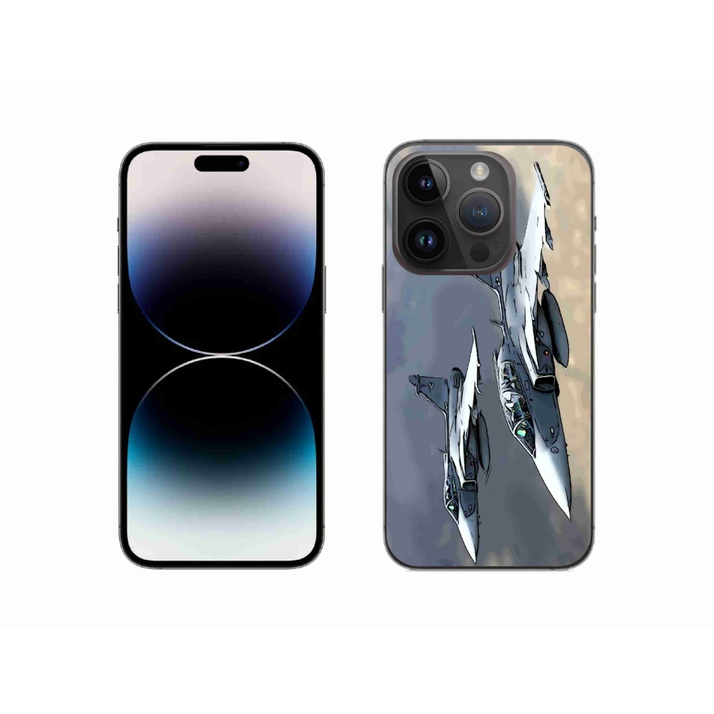 Zselés borítás mmCase iPhone 14 Pro készülékhez - vadászrepülők