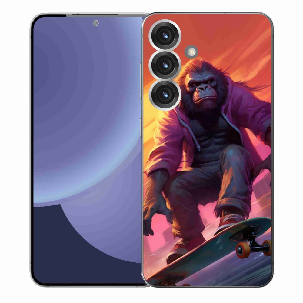 Zselés borítás mmCase Samsung Galaxy S25+ - gorilla gördeszkán