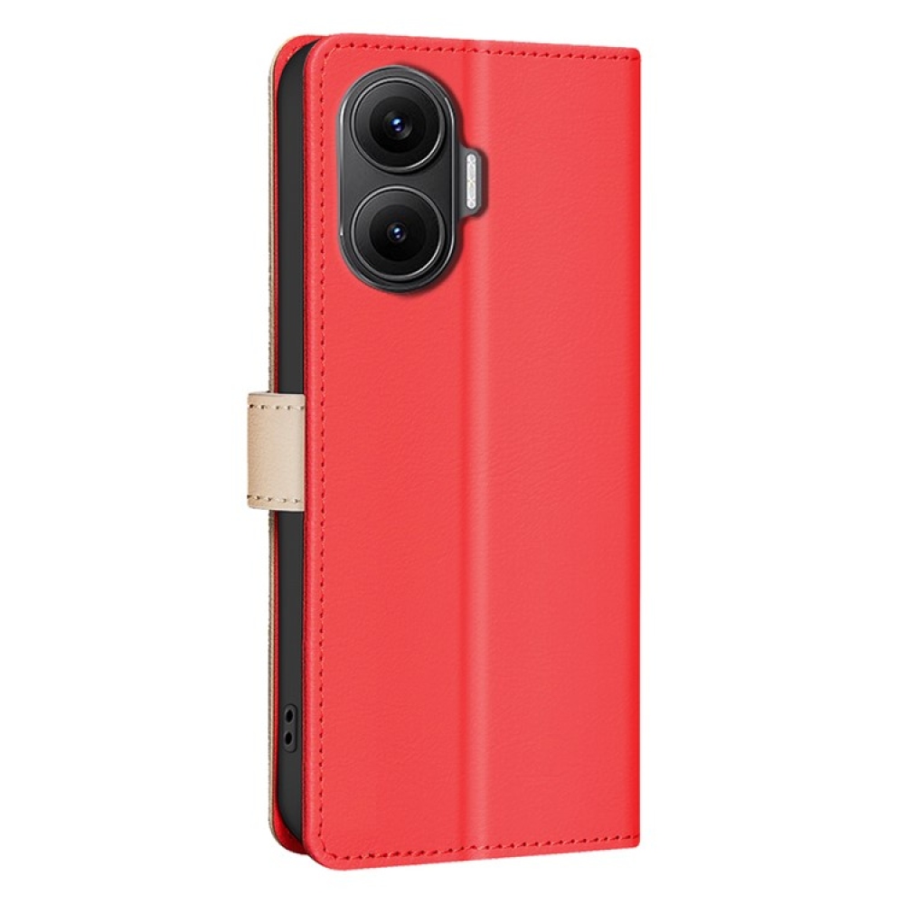 BNF DUO könyv tok a Xiaomi Poco F7 5G-hez - piros