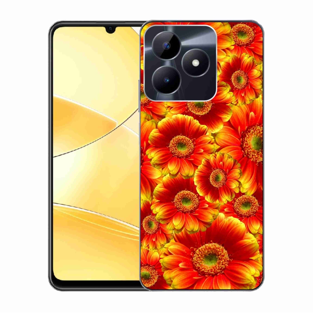 Zselés borító mmCase a Realme C51/C53 készülékhez - gerbera 1